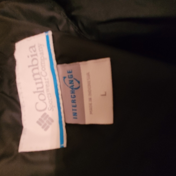 Columbia Double Layer Interchangable Purple/Pink Patterned Snow Sports Jacket - Picture 5 of 10